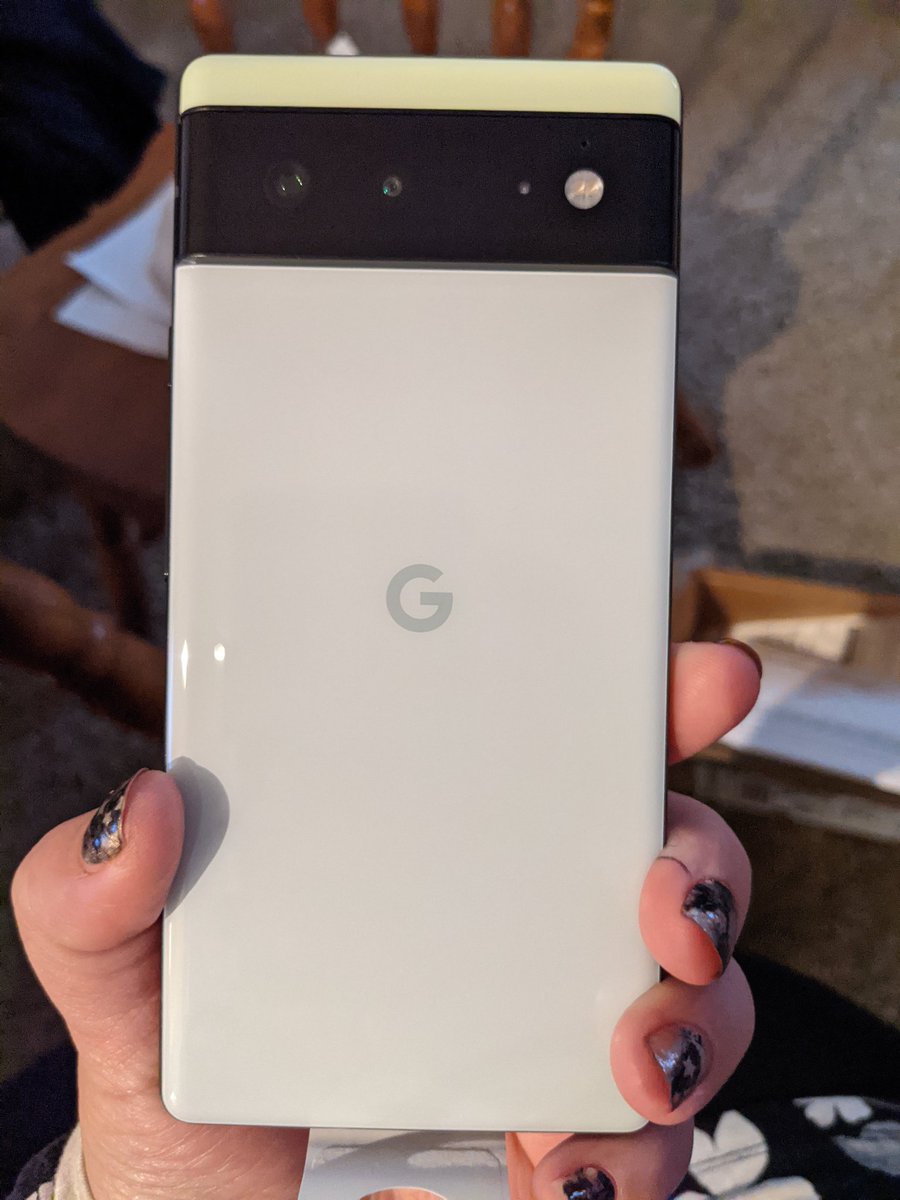 It's here and it's beautiful. I am beyond excited !! #pixel6