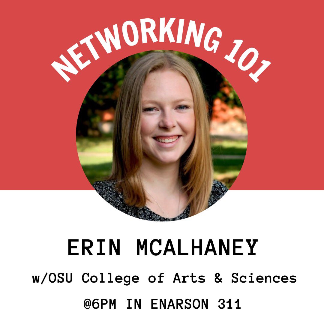 🗣🚨MEETING ALERT🚨🗣

Join us TODAY (10/27) at 6 p.m. in Enarson 311 to learn about making the most of your network (and how to expand it)! Hope to see you there! 🤩

#prssa