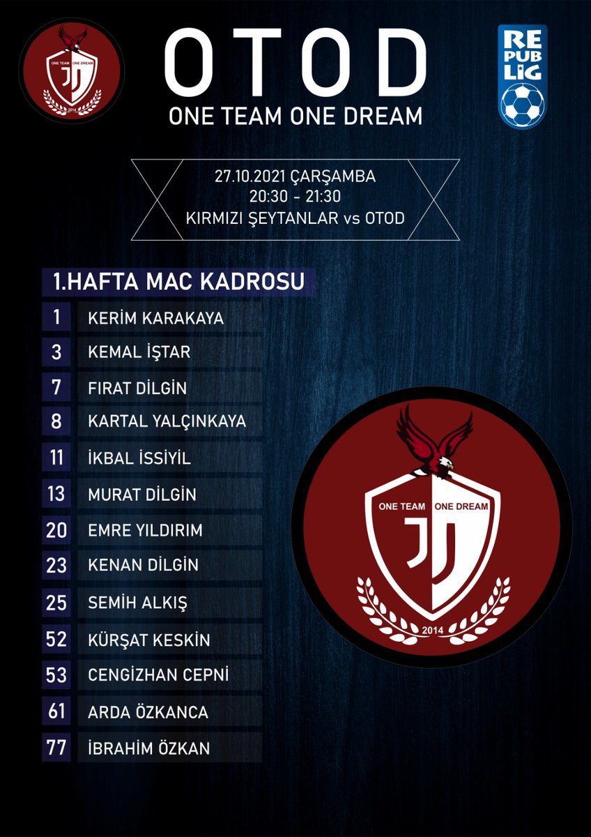 Sezonun ilk maçına çıkıyoruz.🔥
Sakatlıksız ve keyifli bir sezon olması dileğiyle 🙏🏼 @LigRepublig