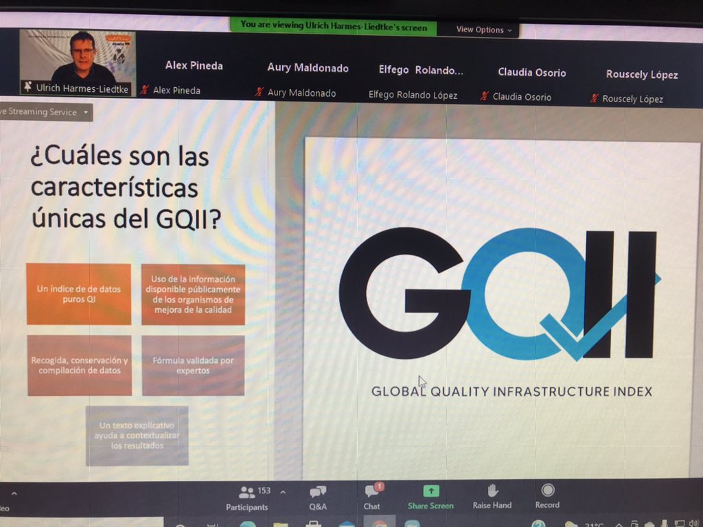 sncalidad's tweet photo. La primera ponencia a cargo del Dr. Ulrich Harmes-Liedtke de Alemania, presentando el Índice Global de la Infraestructura de Calidad @cheulrico @ceinforma @OGA_GT @CRETEC_GT @MINECOGT https://t.co/4mFJKCGi0z