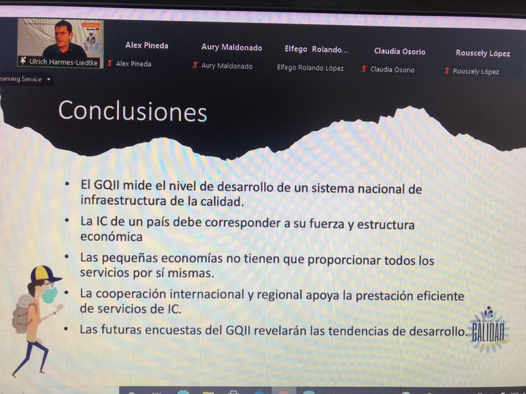 sncalidad's tweet photo. La primera ponencia a cargo del Dr. Ulrich Harmes-Liedtke de Alemania, presentando el Índice Global de la Infraestructura de Calidad @cheulrico @ceinforma @OGA_GT @CRETEC_GT @MINECOGT https://t.co/4mFJKCGi0z