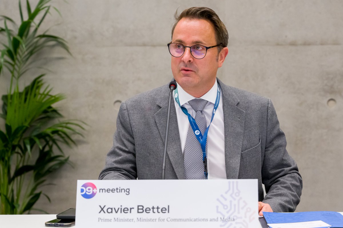 EconMinEstonia's tweet photo. Ministers from digitally advanced EU 🇪🇺 countries - the #Digital9+/D9+, met in #Luxembourg today. A very timely discussion on how the use of #digital technologies can contribute to Europe’s climate neutrality goals & #GreenDealEU.🌱Thank you @Xavier_Bettel & @DigiLuxembourg! 🙏 https://t.co/cNN7rFqv1P