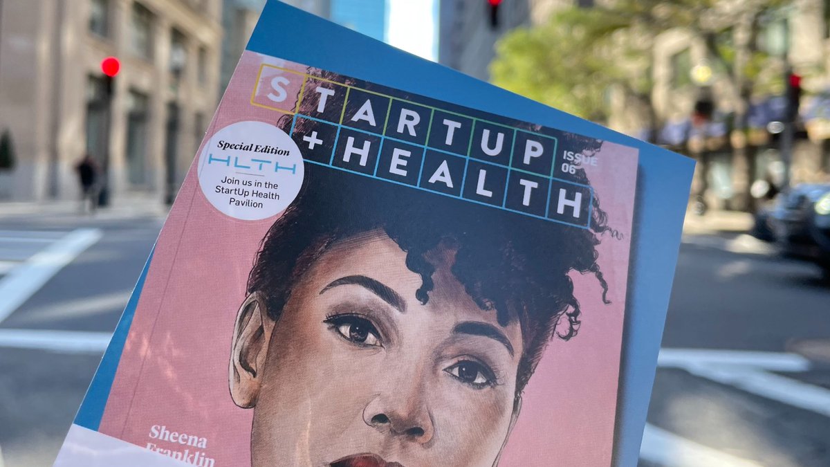 JLABS's tweet photo. Our JLABS companies push boundaries—and borders—every day. 
 
#ICYMI: That moment when @sheenadeanne of @kepthealth, a #JLABSDC company, showed up in Boston on the cover of @startuphealth’s #HLTH2021 postcard. 👏 Read her profile: https://t.co/uTot9P4OvQ https://t.co/S2Gw98Fb5d