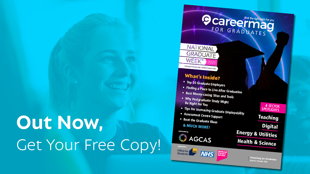 Out Now -  #Careermag for Graduates #NGW2021 Edition 🎓 
More tips, guides &amp; expert advice as well as a breakdown of our National Graduate Week - The BIGGEST online graduate event of the year with all of the weeks events now ready to view on-demand 

👉 bit.ly/3BeP8UJ