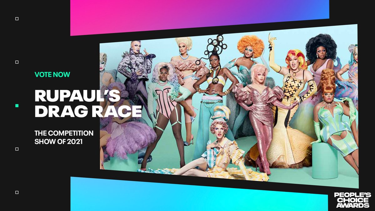 Snatching trophies? They ARE the trophy! 🏆

#DragRace Season 13 is nominated for #TheCompetitionShow at this year's #PCAs! There are 2️⃣ ways to vote: online at votepca.com, OR
use hashtag #TheCompetitionShow, #DragRace, and #PCAs in the same tweet! 💘
