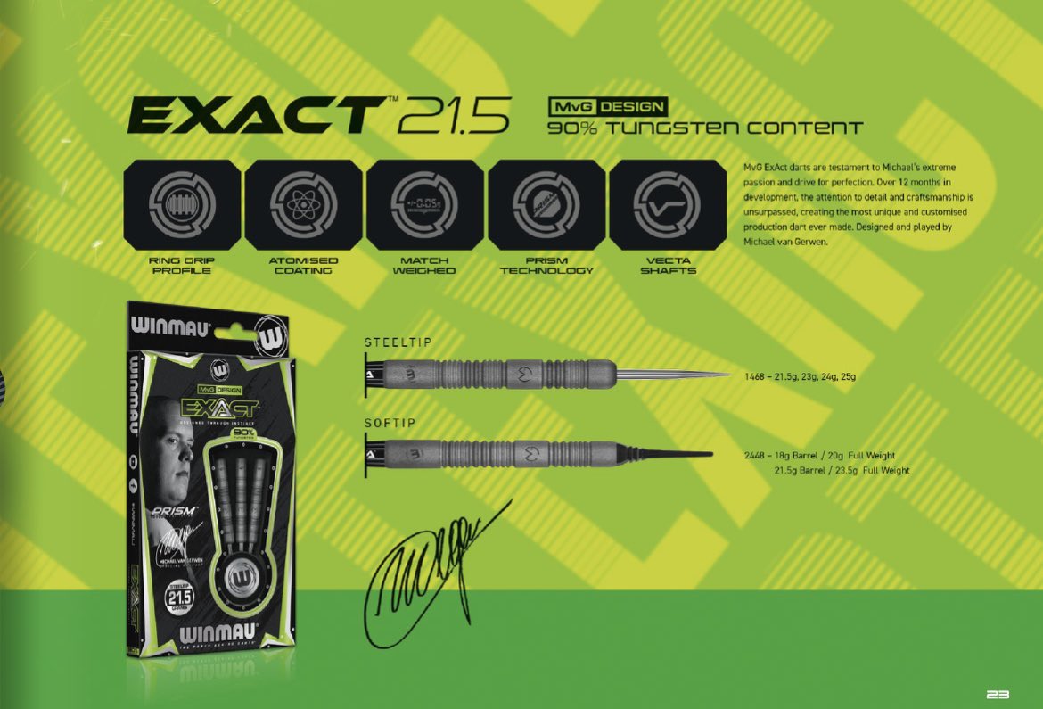 Winmau MvG Exact