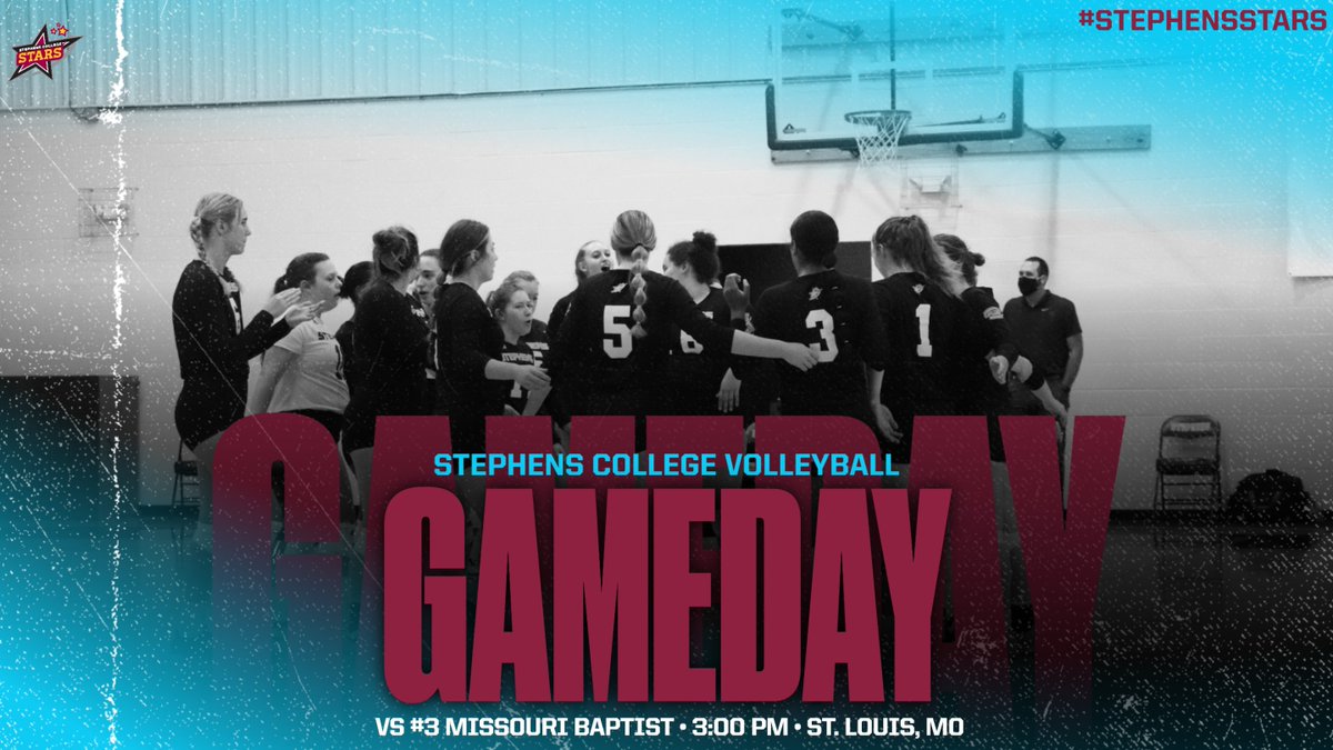 Stephens College Volleyball (@stephensstarsvb) on Twitter photo GAMEDAY for women's volleyball as they travel to St. Louis to take on the #3 ranked Spartans of <a href="/MBUAthletics/">Missouri Baptist Athletics</a> in non-conference play!!
Tickets ($): bit.ly/3pJbNq6
Live video: bit.ly/3nwhiWd
Live stats: bit.ly/3GrrKqC GAMEDAY for women's volleyball as they travel to St. Louis to take on the #3 ranked Spartans of <a href="/MBUAthletics/">Missouri Baptist Athletics</a> in non-conference play!!
Tickets ($): bit.ly/3pJbNq6
Live video: bit.ly/3nwhiWd
Live stats: bit.ly/3GrrKqC