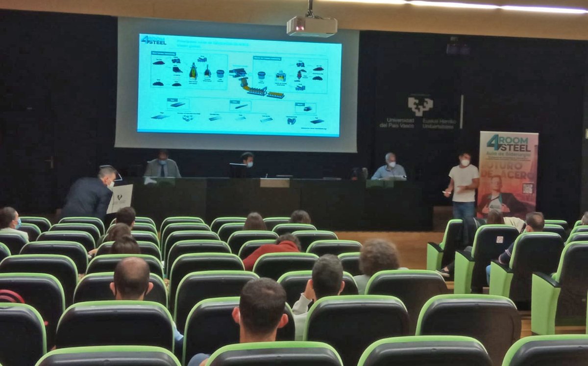 📚 Comienza el itinerario formativo del Aula de la Siderurgia #Room4Steel en la Escuela de Ingeniería de la <a href="/upvehu/">UPV/EHU</a> en la que participa <a href="/ArcelorMittalES/">ArcelorMittal España</a> con gran interés y participación del alumnado #hayfuturo #siderurgia #acero <a href="/CLUSTER_SIDEREX/">SIDEREX</a> 
➡️ Info: labur.eus/jHOJU