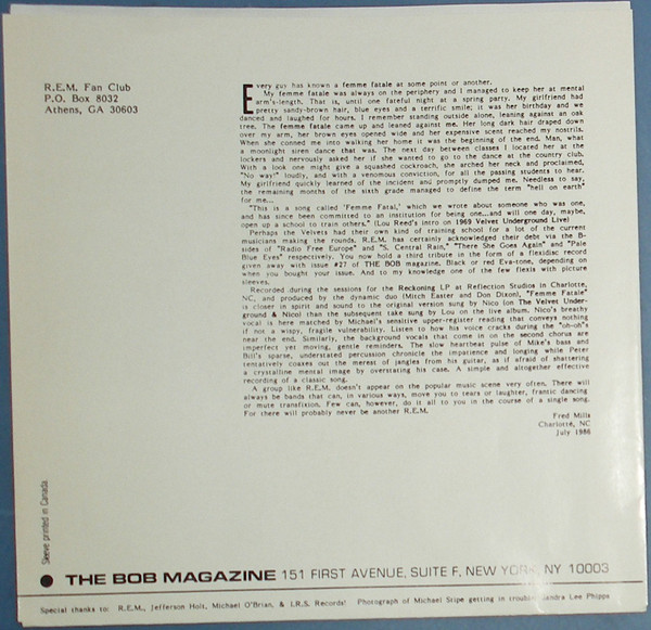 Loved today's Velvets trib, <a href="/wncw/">WNCW</a> @wncwMartin - that CJs cover of Sweet Jane always slays me. Here's an image of a  semi-related VU / REM project I oversaw all those years ago, including the original (later corrected) typo.