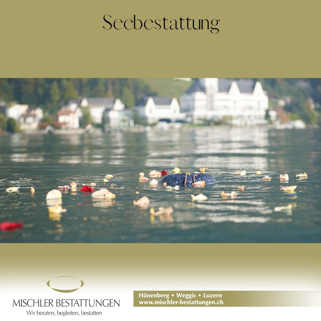 Unter einer Seebestattung oder Flussbestattung versteht man die sterblichen Überreste eines eingeäscherten Verstorbenen auf See oder an einem Fluss. Dafür wird die Asche in einer speziellen wasserlöslichen Seeurne dem Wasser übergeben.