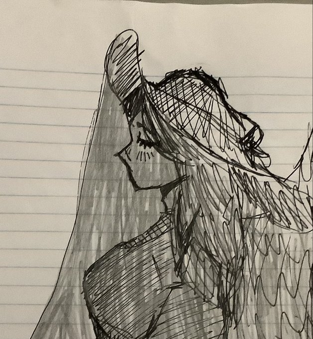 I have drawn mumza in class I will digital it when I get home 