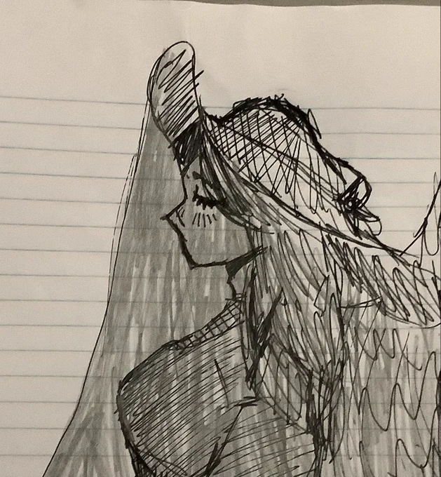 I have drawn mumza in class I will digital it when I get home 