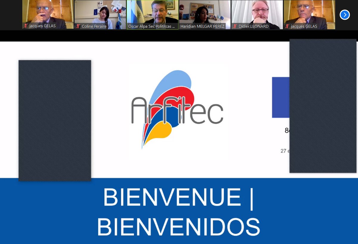 PUniversitarias's tweet photo. 🇦🇷🇫🇷Con la presencia de los Ministerios de Educación de Argentina y Francia, participamos del 8° Foro #ARFITEC, el convenio franco argentino de cooperación para la creación de intercambios universitarios en Ingeniería. https://t.co/I2orhsvU3F