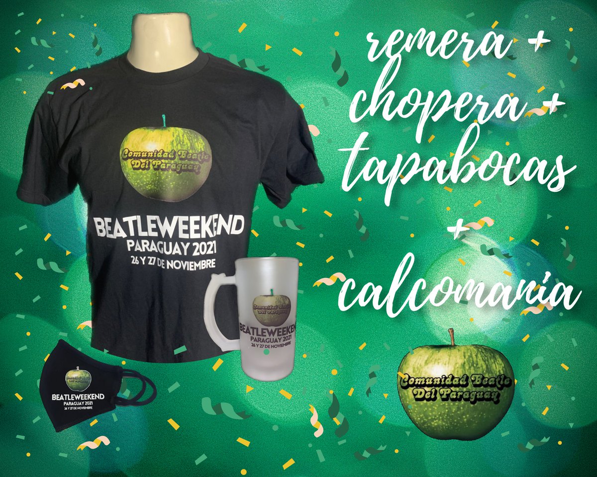 La organización del #BeatleweekendPy preparo estos kits para quienes quieran participar de los sorteos que se van a realizar los dos dias del evento y a su vez ayudar con la logística del mismo. Escribí a la <a href="/ComuBeatlePy/">Comunidad Beatle del Paraguay</a> si estás interesado en un kit