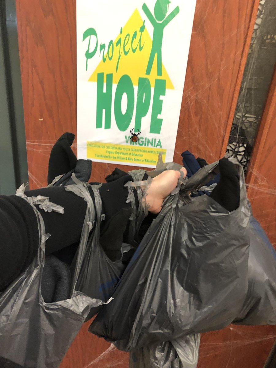 You know who does like jackets...teenagers! Thank you for WoodmenLife Chapter 14 for SIX bags of hoodies for the winter! <a href="/mcps_va/">MCPS</a>