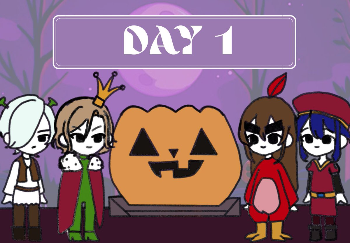 hannari_company's tweet photo. #HANNAWEEN_21 has officially begun! Can you guess who are these people and what are they wearing~? https://t.co/HUtwysJCaZ