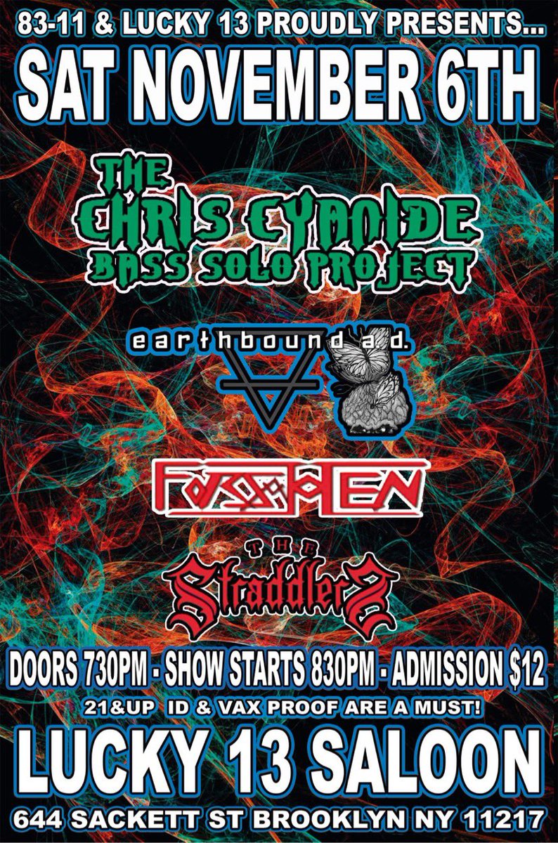 Come see my band <a href="/Forsakken_Metal/">Forsakken</a> live on November 6th. Or if you can’t make it check out our new album at forsakken.hearnow.com
#livemusic #HeavyMetal #femalefrontedband #music