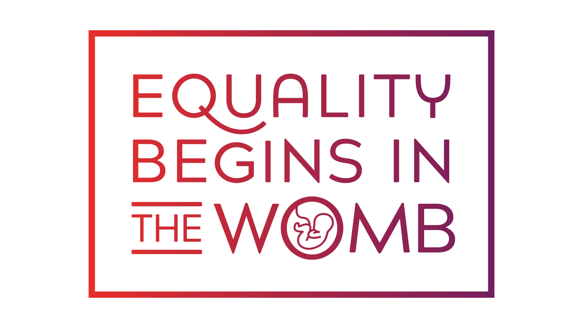 March_for_Life's tweet photo. We are excited to announce the 2022 March for Life theme is "Equality Begins in the Womb!"

As pro-life advocates, we work towards a future world where the beauty and dignity of every human life is equally valued and protected.

#WhyWeMarch #CreatedEqual https://t.co/HnYwRCx08h