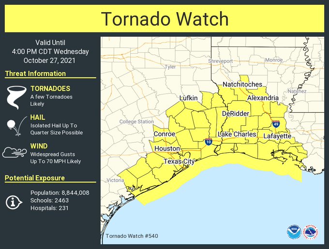Tornado on the ground .. Stay alert