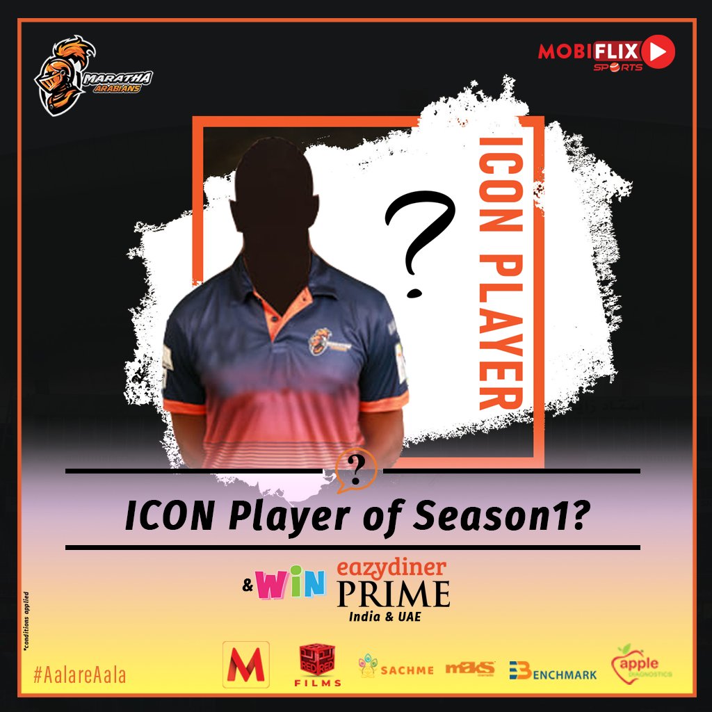 Q3 - Icon Player of <a href="/MarathaArabians/">Maratha Arabians</a> in <a href="/T10League/">T10 Global</a> season 1?

Follow us &amp; Guess  to win 🎁 <a href="/eazydiner/">EazyDiner</a> prime annual #membership (#India / #UAE ).

#cricket #cricketer #cricketlovers #dubai  #ICC #cricketfans #cricketlover #abudhabi #corporate #business #sports #IPL #T20WorldCup