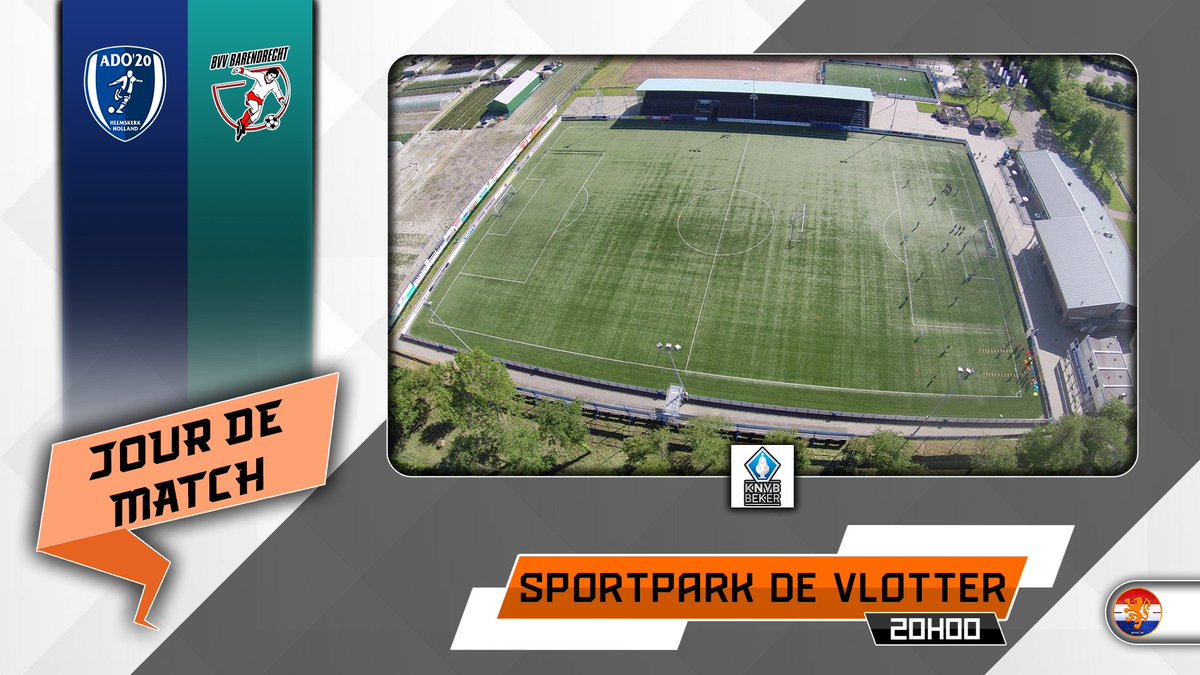 Foot_NL's tweet photo. [TOTO KNVB Beker]

🔥 𝐉𝐎𝐔𝐑 𝐃𝐄 𝐌𝐀𝐓𝐂𝐇 🔥

🆚 ADO '20 - BVV Barendrecht
🏆 1er tour
⏰ 20h
🏟️ Sportpark de Vlotter (Heemskerk)
👤 Michael Eijgelsheim
📺 Non diffusé

#FootNL #ADOBAR https://t.co/J1xtBuXBHf