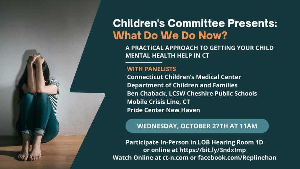 FairfieldCARES's tweet photo. Live now: State of Connecticut Children's Committee Presents: 
What Do we Do Now?

A practical approach of getting your child mental health in Connecticut

https://t.co/ouB0XgG4eC

#FaifieldCT #PreventionHappensHereCT https://t.co/RppRUWA1rz