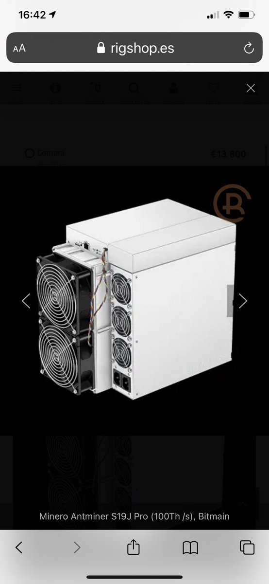 lcarrion80's tweet photo. #ASIC #Antminer S19J Pro #Bitmain a fecha 15/09/21 produce al #minar #BitcoinSV tantas ganancias/día como 4 tarjetas gráficas RTX3090.
#Mineros👇#minad #BSV
en👇#GorillaPool👇🦍
🍌👉https://t.co/Q2BtnZKIXP👈🍌
👉@MineLikeAnApe👈🦍
#mining #BSV #Bitcoin https://t.co/W5mNL4vaGi