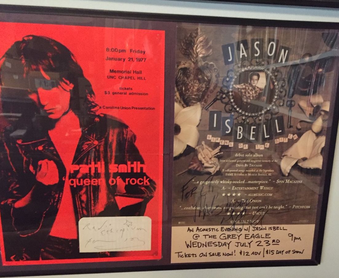 Ordered the LP, can't wait to hear it! Meanwhile, here's an Asheville blast from the past - you signed it prior to the 2008 gig to my then-toddler Eli, and it has remained prominently on my office wall next to Patti. All the best to you and Amanda, Fred Mills