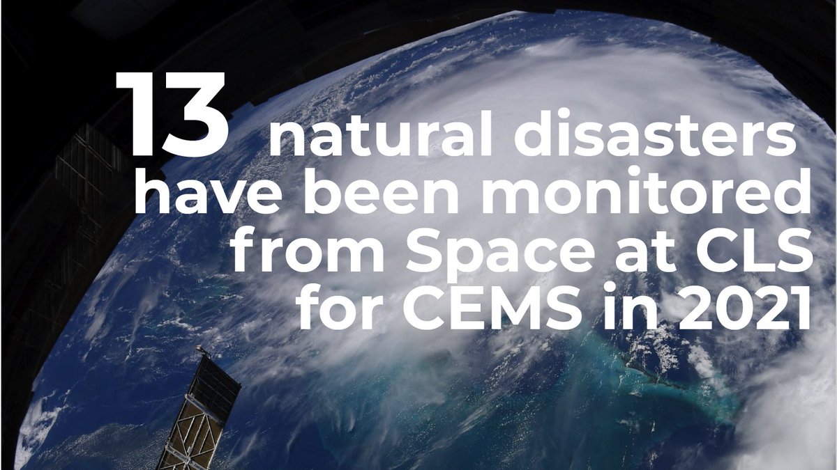 CLS_Group's tweet photo. 🔥 #CEMSWeek The right time to remind us that natural disasters are increasing due to #ClimateChange & more lives are being lost.
In 2021, 13 have been monitored from #Space at CLS for @CopernicusEMS providing authorities with the tools to make decisions and help save lives. https://t.co/d980kUYTua