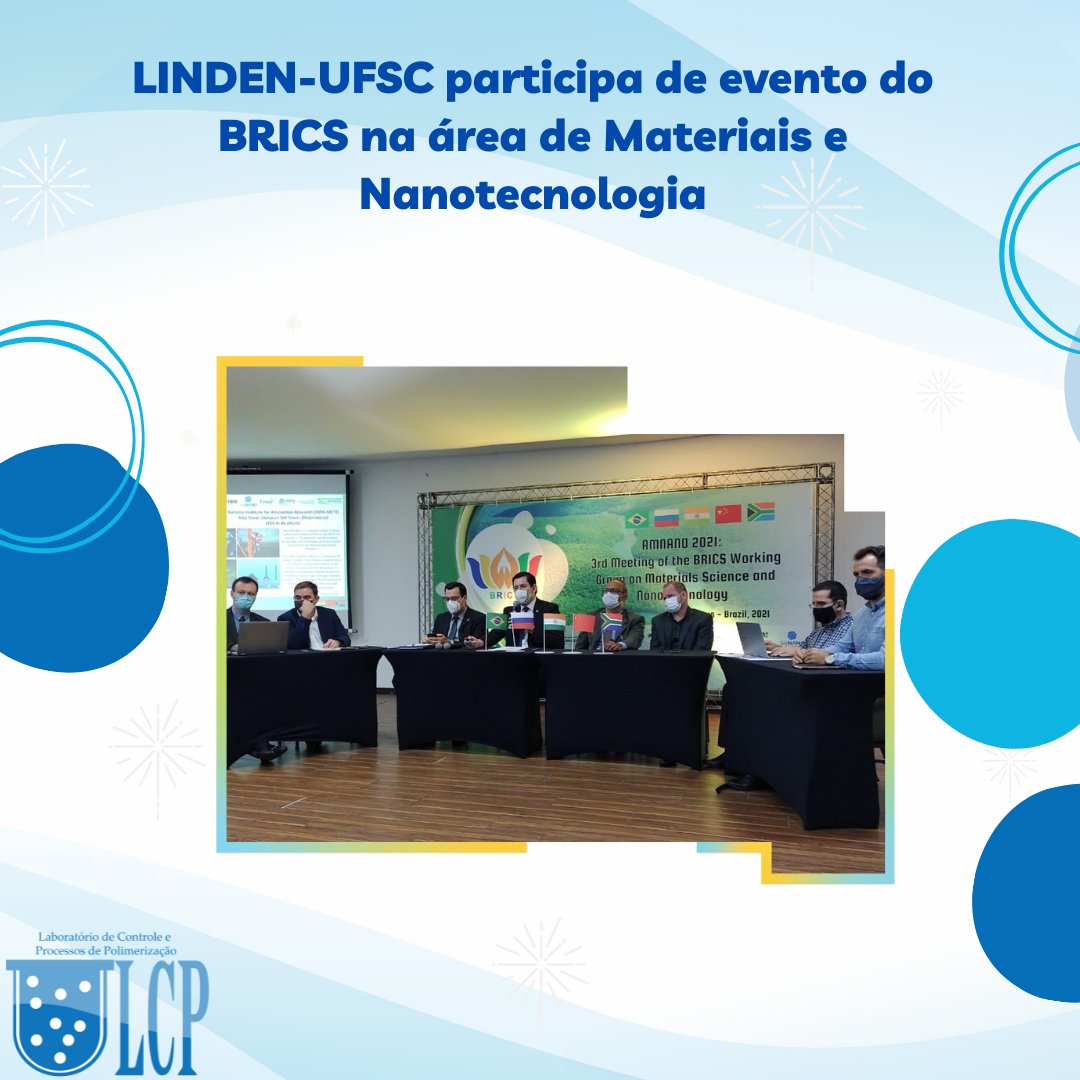 LCP_UFSC's tweet photo. O Prof. Dachamir Hotza, vice-coordenador do Laboratório Interdisciplinar para o Desenvolvimento de Nanoestruturas está representando a UFSC no 3rd Meeting of the BRICS Working Group on Materials Science and Nanotechnology.

Corre no nosso site para saber mais!

#UFSC https://t.co/USK7VYXJ3U