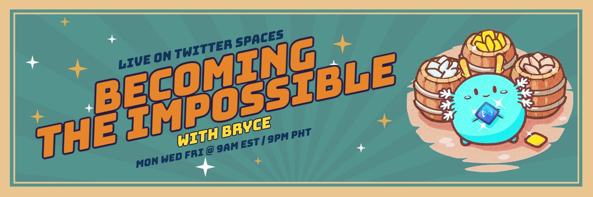 brycent's tweet photo. Big thank you to everyone who tuned into episode 3! 

We are back Friday with the @AxieInfinity Co-Founder and Head of Growth @Jihoz_Axie 🤩🚀 

See you then! 😎 https://t.co/9yofzAcq7n