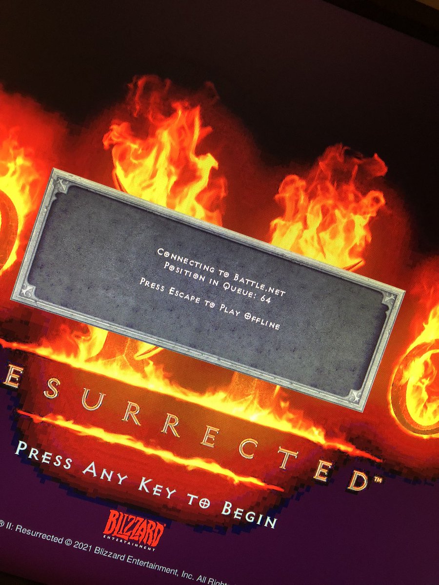 zagalcsgo's tweet photo. Hey @BlizzardCSEU_EN i keep getting this error, everytime i logon to D2R.
Do you have a fix? Thx! https://t.co/RBx6p5WyuL