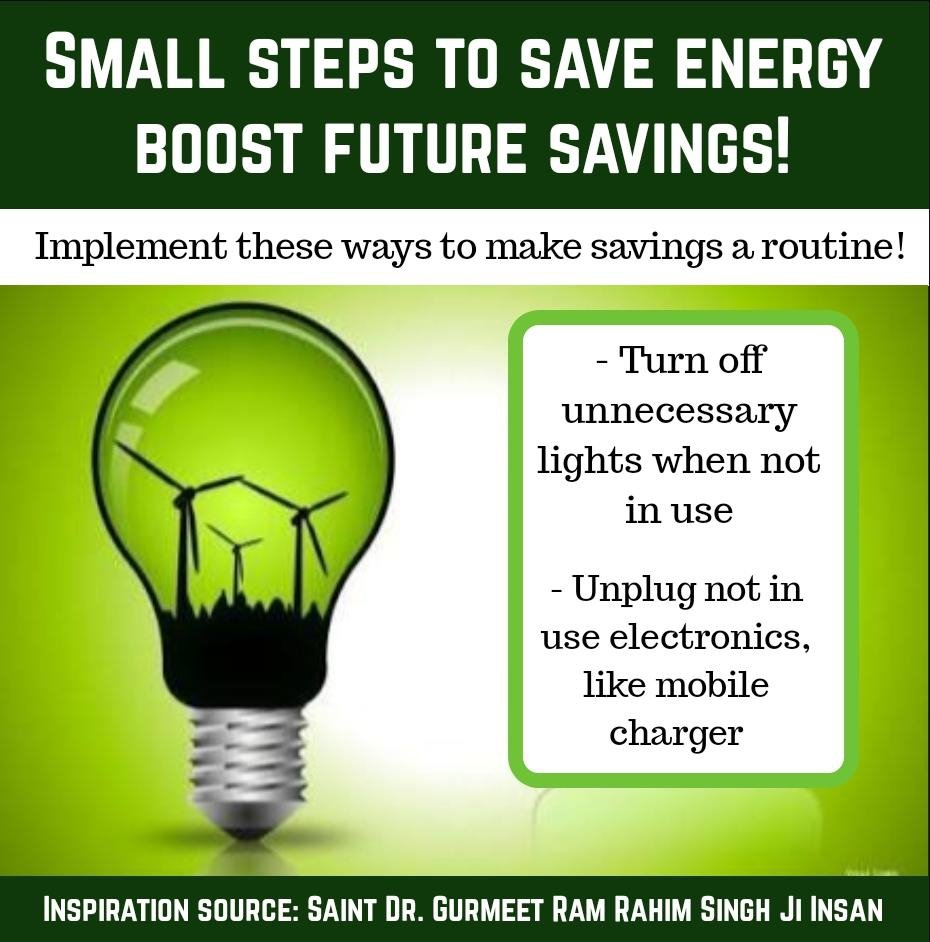 Ritika3102000's tweet photo. डेरा सच्चा सौदा के संत डॉ. MSG के अनुयायी #SaveEnergyForFuture मुहिम द्वारा विश्व में भारत को आत्मनिर्भर बनाने में सम्बलन प्रदान करते हैं।
#EnergyConservation
#SaveElectricity
#EnergySaving
#SaveOurNaturalResources
#DeraSachaSauda #SaintDrGurmeetRamRahimSingh
#BabaRamRahim https://t.co/HSm6WizUsy