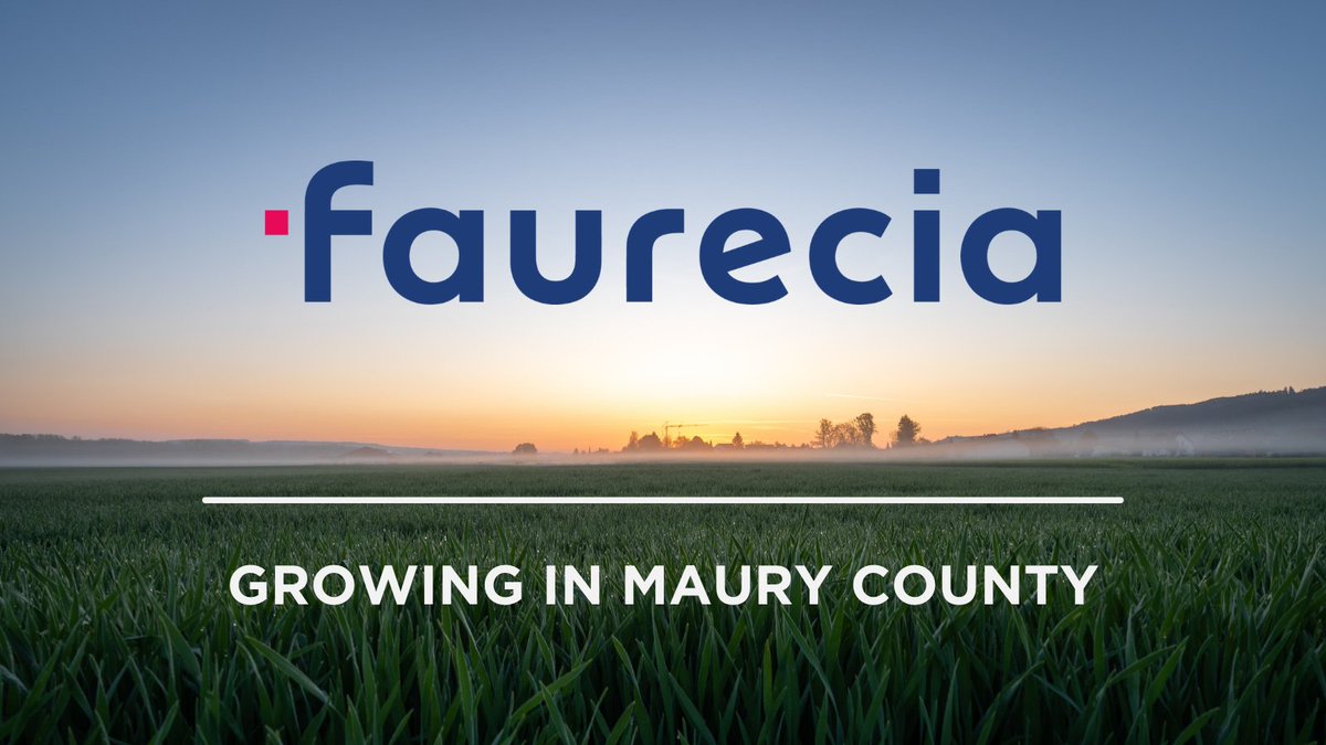 🚨Breaking News🚨   Faurecia Interior Systems has announced plans to invest $18 million to expand its existing facility by nearly 100,000 square feet. Read the full announcement at mauryalliance.com/faurecia