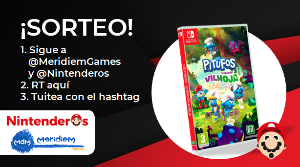 Nintenderos's tweet photo. ¡Sorteamos una copia de Los Pitufos: Operación Vilhoja para Nintendo Switch!

1⃣ Sigue a @MeridiemGames y @Nintenderos 
2⃣ RT aquí 
3⃣ Tuitea sin límite de tuits con el hashtag #LosPItufosOperaciónVilhoja + el nombre de tu Pitufo favorito

¡Suerte! - https://t.co/v0JXFLeoCd https://t.co/IoLrDzW9Lh