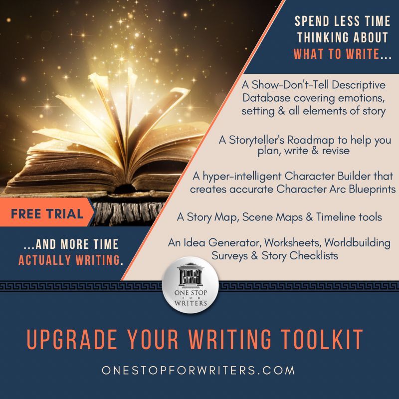 onestop4writers's tweet photo. Writing is hard work, but with the right tools &amp; resources at your keyboard, getting that story onto the page is much easier. Give the Free trial a try and see if One Stop for Writers is a good addition to your writer's toolkit: https://t.co/fb99yIAyJ6 #writing #amwriting https://t.co/uScXX5aCmr