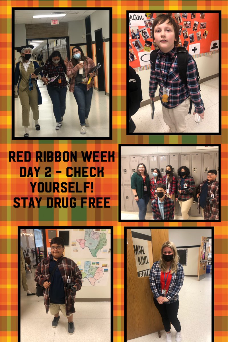 MissBeacham's tweet photo. Bobcats celebrate Red Ribbon Week 2021 - Three days down and two to go.
@TravisMSBobcats
#RedRibbonWeek2021
#WaytogoBobcats
#WeRiseIISD https://t.co/xJ4D2Pp3d6