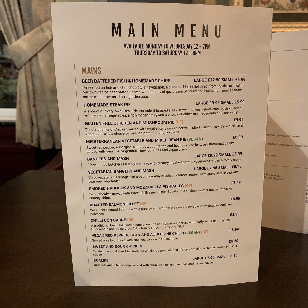 TigerInnBev's tweet image. You heard it here first!! A brand new menu at @thetigerinn !! Yes the light bites are back, as well as some new extras to keep you warm over the winter months - giant Yorkshire’s, balti curries and stew! And don’t forget the lunch menu served from 12-3 Monday to Saturday!