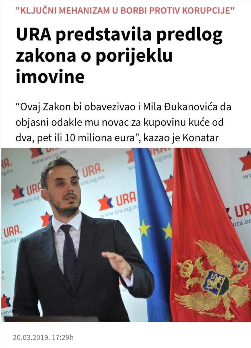 MilosKonatar's tweet photo. Kako je nastao 🔎 Zakon o porijeklu imovine?

➡️ 26.12.2018. smo najavili predlog Zakona kao neophodan mehanizam u borbi protiv korupcije i kriminala
➡️ 20.03.2019. @pokretura je predstavila nacrt Zakona
➡️ 19.06.2019. organizovali smo javnu raspravu sa #CIVIS #CEGAS #CIN 1/2 ⏬ https://t.co/vYmJqkeBiP