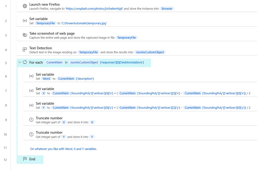 Use Power Automate Desktop to find text from images with Google Vision AI and OCR #PowerAutomate #PAD #PowerPlatform #OCR <a href="/MSPowerAutomate/">Microsoft Power Automate</a> <a href="/googlecloud/">Google Cloud</a>  
power.automate.gallery/find-text-from…