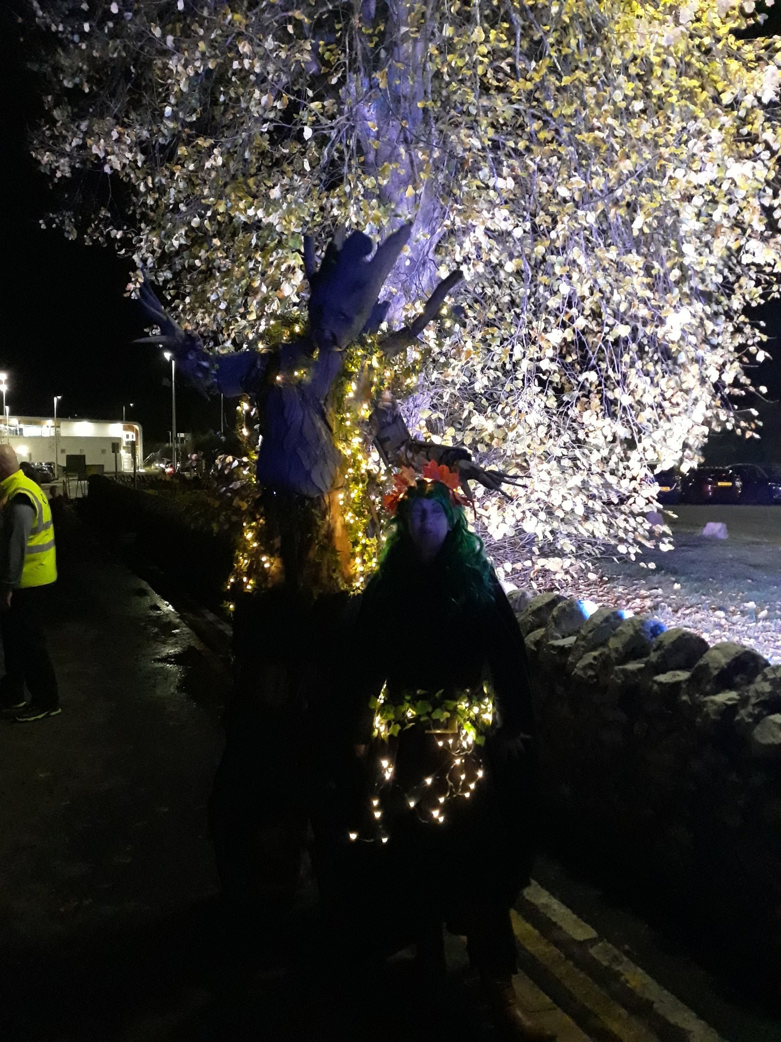 tree of lights rhos on sea