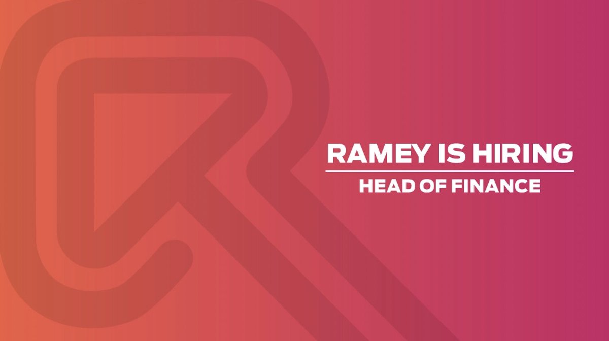 rameyagency's tweet photo. #TeamRamey is hiring! Learn more about our Head of Finance position and how to apply: https://t.co/xN5c9i3ahH https://t.co/DnFCMAH1Kc