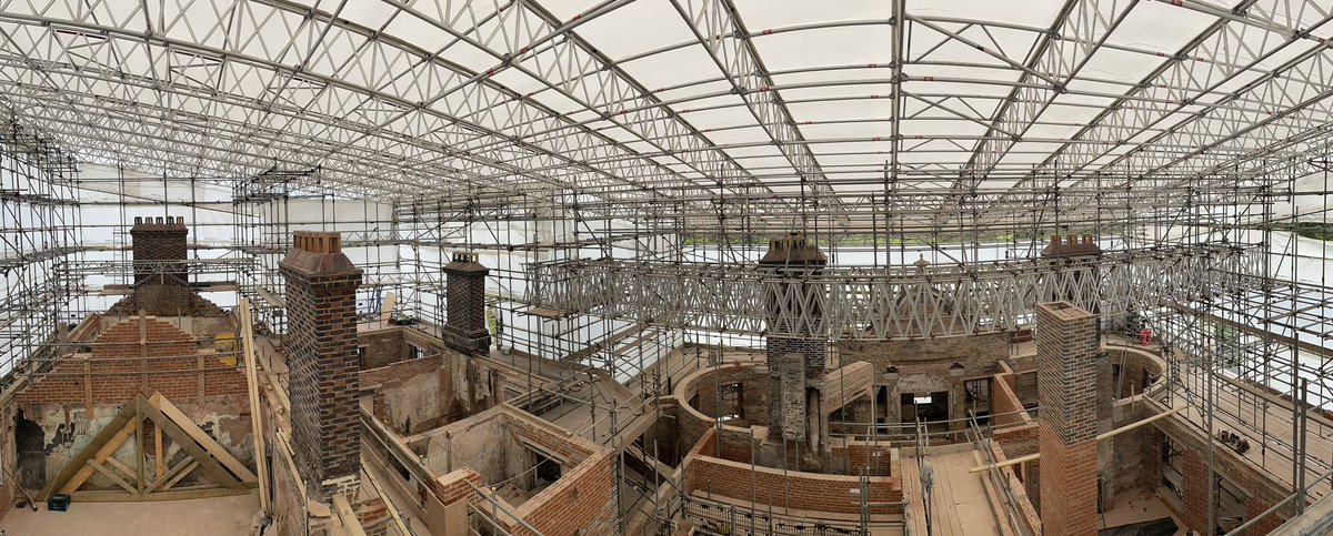 As we reach the end of our phase 1 works at Betley Court we look back to where we started in April. Great work by the team in 28 weeks. Roofing phase is now ready to commence