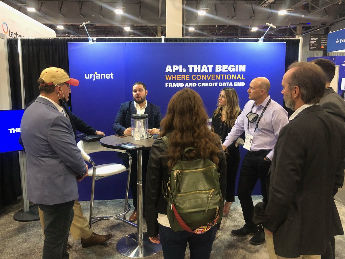 fintechatlanta's tweet photo. Day two of Money 2020 floorwalks and we’re visiting with #backedbyatl company @urjanet to learn how they help companies connect with utility data! #money2020usa #growatl @atlchamber
@DouglasEconDev @AprioAdvisors 
@ForwardsForsyth
@InvestAtlanta
@GeorgiaPower
@gdecd
@ULdialogue https://t.co/irCyl6oFew