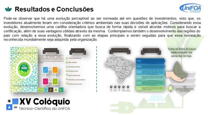 CamilaLaus's tweet photo. Vejam nosso artigo no @coloquioUnifoa sobre os benefícios do comprometimento ambiental das organizações, por meio de certificações na ISO 14001, como um diferencial competitivo.
#xvcoloquiounifoa. https://t.co/Ddd1Dkwy3k
