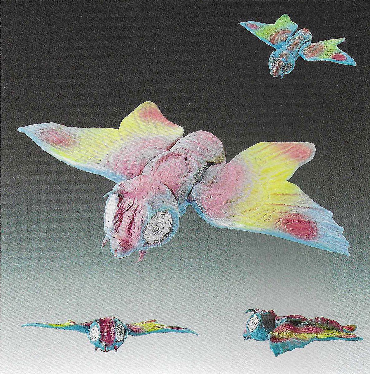 MonsterIslandB's tweet photo. Ladies and gentlemen: the first Toho soft vinyl monsters EVER! 1966 Marusan Godzilla, Baragon, Ebirah, Mothra… https://t.co/8lC79cSnPY