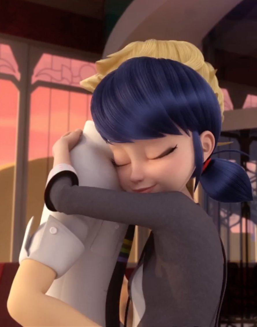 ladyofacat's tweet photo. adrinette hugs mood https://t.co/emsjVpCJFo