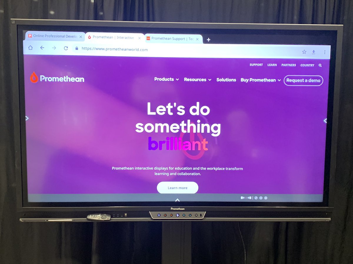Promoting the BRILLIANT new website at OKSTE21 in OKC  <a href="/Promethean/">Promethean</a> @PrometheanUKI @LearnPromethean #TeamPromethean #NewLogo #MarketingPros
