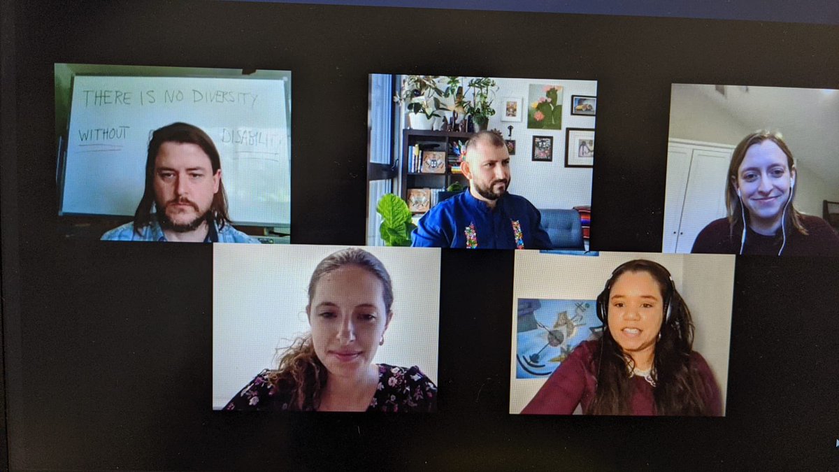 Happy_Biologist's tweet photo. Incredibly happy to have the space to share our stories. Thank you to those who attended, and thank you to @sacnas for providing this space. #ITooBelongInSTEM #NDiSTEM2021 @shaimgo @codebiologist @AlyssaPaparella @gserratomarks https://t.co/WjR5DKEkxg
