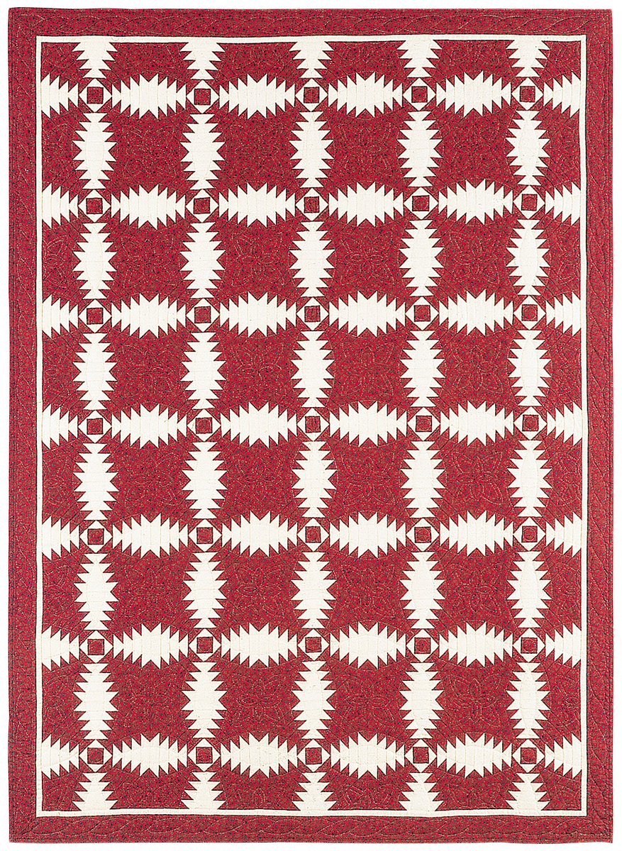 To celebrate our 30th anniversary year, we’re sharing a quilt from the museum collection every day, all year long!
 
“Pineapple Log Cabin” by Jane Hall
1985, 50” x 68”, machine pieced, hand quilted
Joined the collection in 1997.
#quiltmuseum30th #logcabin #quilt #handquilting